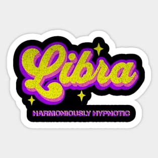 Libra Harmoniously Hypnotic Zodiac Sign Astrology Horoscope Sticker